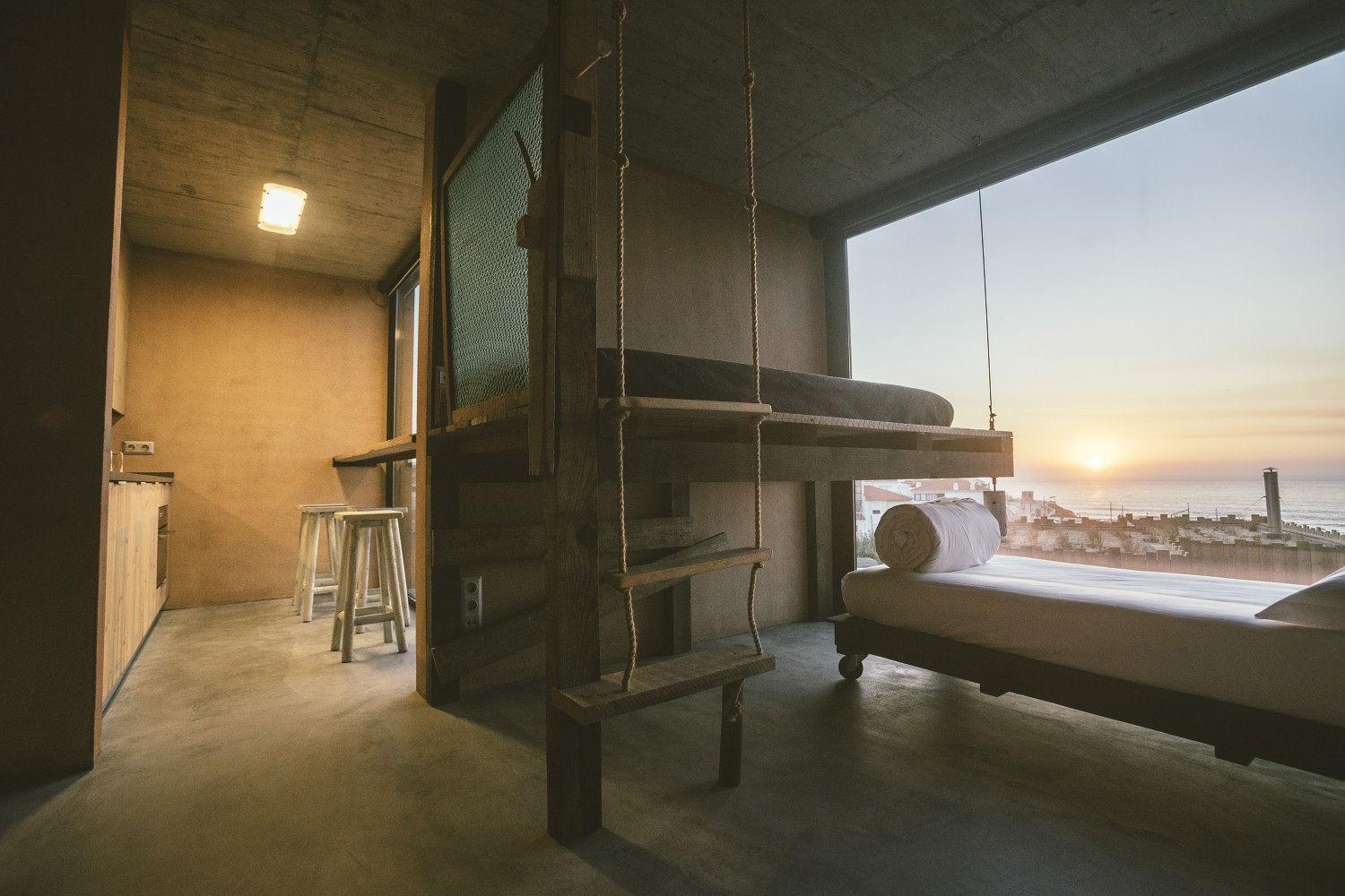 ホテル Noah Surf House Portugal サンタ・クルーズ 部屋 写真